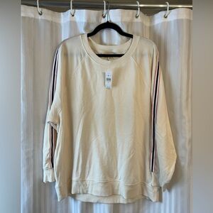 Lou & Grey Striped Sweatshirt - NWT